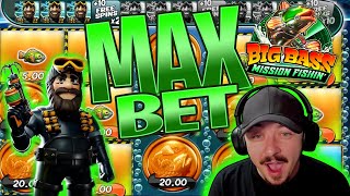 I SPUN INTO MAX BET ON THE NEW BIG BASS MISSION FISHIN  Pragmatic [upl. by Fee]