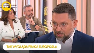 JAK WYGLĄDA PRACA EUROPOSŁA🤔  Dzień Dobry TVN [upl. by Runkle551]