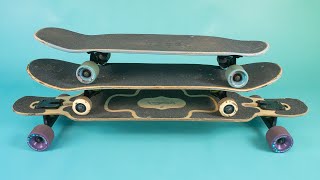 Longboard vs Skateboard vs Cruiser Beginner Breakdown [upl. by Adav11]