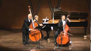 Berceuse  Double Bass Duet Performed by Gary Karr and Yuan Xiong Lu Double Bassists [upl. by Oehsen953]