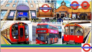 Trains amp Buses at Hammersmith Station  29082022 [upl. by Ttayh130]