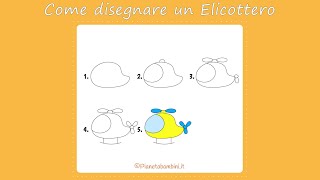 Come Disegnare un Elicottero  Tutorial 🚁 [upl. by Scornik]