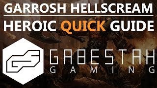 Garrosh Hellscream Heroic Quick Raid Guide VOX [upl. by Narah]