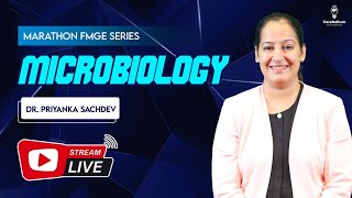 Marathon FMGE Series Microbiology by Dr Priyanka Sachdev  Cerebellum Academy [upl. by Noreht]