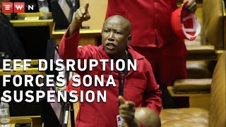 Pravin must go EFF disruption forces Sona suspension [upl. by Nayarb604]