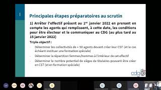 Webinaire  Organiser les élections professionnelles du CST [upl. by Nimrac744]