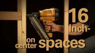 ReviewHow to use Bostitch 16 gauge Finish Nailer [upl. by Eirellam91]