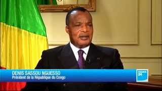 FRANCE 24 LEntretien  Denis Sassou Nguesso se défend sur le sujet des biens malacquis [upl. by Aleahs]