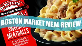 Boston Market Frozen Meals Were Surprising  Taste Test Review 2024 [upl. by Reamonn518]