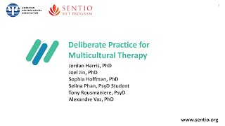 Deliberate Practice in Multicultural Therapy [upl. by Sebastiano]