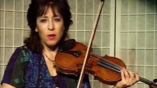 Violin Lesson  demonstration of quotSul Ponticelloquot [upl. by Brodench212]