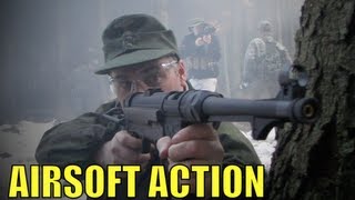 Airsoft MP40 M249 Dragunov Sniper POW Scotland [upl. by Barrus]