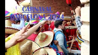 Carnaval 2024 Barcelona  Spain [upl. by Fairweather]