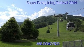 Super Paragliding Testival 2014 Kössen  airddicted [upl. by Mulderig]