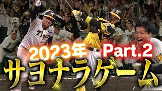 【2023年サヨナラ集Part2】粘り強い戦い！最後まで決して諦めない選手たちに微笑む勝利の女神！阪神タイガース密着！応援番組「虎バン」ABCテレビ公式チャンネル [upl. by Zeus]