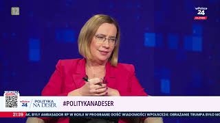 POLITYKA NA DESER  Dorota Łosiewicz i Krzysztof Feusette 7112024 cz1 [upl. by Sumner]