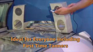 EZ Tan Ergoline Sun Angel S52 Tanning Bed Voiced Demo Video [upl. by Chariot]