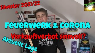 Feuerwerk amp Corona  Verkaufsverbot sinnvoll  Pyrozündler [upl. by Francoise]