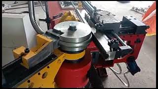 round pipe bending machine in single axis mantrick hydraulic Coimbatore8072146685887005290 [upl. by Lrem]