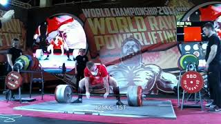 Yuri Belkin deadlifting at WRPF Pro 2017 1st 425kg 2nd 440kg no 3rd 4th 461kg [upl. by Gavette]