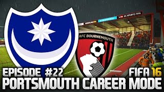 FIFA 16 PORTSMOUTH CAREER MODE 22  TRIP TO BOURNEMOUTH [upl. by Eiahpets]