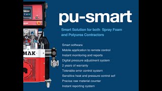 PuSmart  Akıllı Poliüretan Köpük Makinası  Smart Spray Foam Machine [upl. by Ainalem]