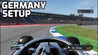 F1 2019 Germany Hotlap  Setup 111373 [upl. by Raseac]