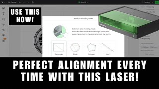 xTool S1 Pin Point Positioning Perfect Alignment Easily [upl. by Jdavie]