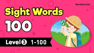 Learn English through Sight Words 100 LEVEL 3 Full  Easy English with Brian Stuart [upl. by Egin694]