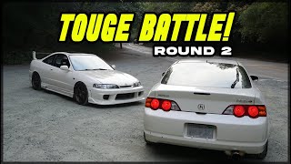 TOUGE BATTLE  Integra DC5 vs Integra DC2 Round 2 FAST [upl. by Crudden]