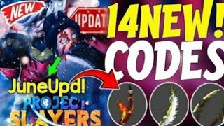 UPDATE ⚡ PROJECT SLAYER CODES JUNE 2024  ROBLOX PROJECT SLAYER CODES JUNE [upl. by Salema490]