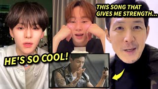 Kpop Idols Reaction to BTS Jungkook Golden Songs Pt 5 SEVENTEEN Eunwoo TREASURE Enhypen [upl. by Ayenet456]