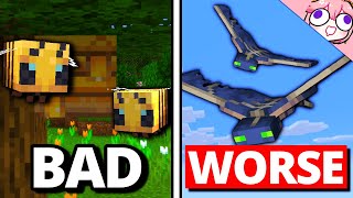 Ranking The WORST Minecraft Updates [upl. by Ulane]