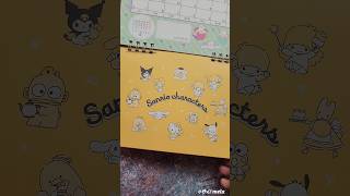 2025 Sanrio characters desk calendar sanrio hellokitty mymelody stationery [upl. by Babette]