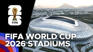 OFFICIAL  FIFA World Cup 2026 Stadiums USA Mexico Canada [upl. by Nel]