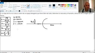 11 espejos esféricos ejercicio 6 [upl. by Reiche]