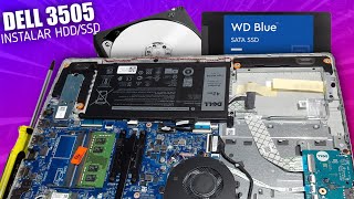 Instalar HDD a Dell Inspiron 15 3505 Ryzen 5 3450u  Tutorial [upl. by Notslah251]