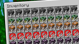 I obtained every creative item in Minecraft [upl. by Nylrebma]