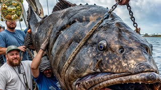 Emison Newman  Giant Grouper  Giant Grouper Fishing Giant Grouper Cutting Master [upl. by Warfore70]