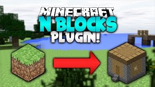 IN BLOCKS One Block Blueprints  Minecraft Plugin Tutorial [upl. by Formica]