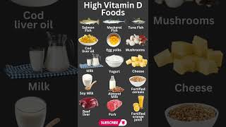 Vitamin D rich foods healthyfood vitamins vitamin D [upl. by Chemar]