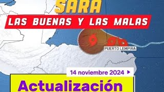 Análisis del impacto de Sara en Centroamérica y un vistazo a las buenas noticias para CubaFlorida [upl. by Celestia]