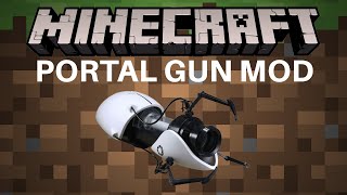 Minecraft Mod Showcase Portal Gun Mod [upl. by Nek]