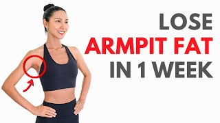 Get Rid of ARMPIT FAT in 1 WEEK  Standing Workout  No Repeat No Equipment [upl. by Brey]