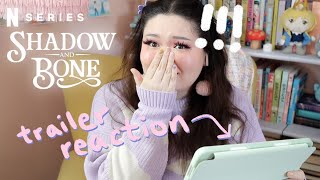 shadow and bone trailer reaction 😱☀️ I CANT BELIEVE NETFLIX DID THIS [upl. by Ahsenod]