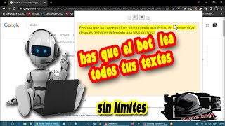 bot para leer textos sin limites de palabras 2023 🎁GRATIS🎁 ✅ y 100 funcionando ✅✅✅👑 [upl. by Arraet]