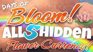 All 5 Hidden Flower Event Currency  Days of Bloom Sky Children of the Light nastymold [upl. by Marijane110]