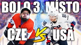 ČESKO  USA  MS v hokeji 2022 🏒 [upl. by Orutra]