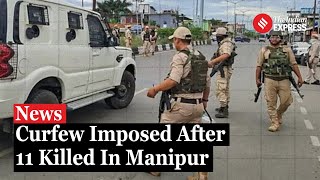 CRPF Soldier Injured In Manipur KukiMajority Areas Announce Shutdown [upl. by Adest241]