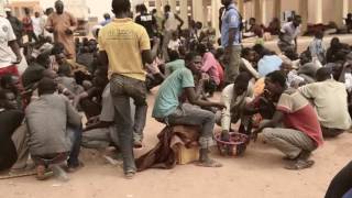 IOM Niger Promotes Safe Migration in Agadez [upl. by Ecirtnom]